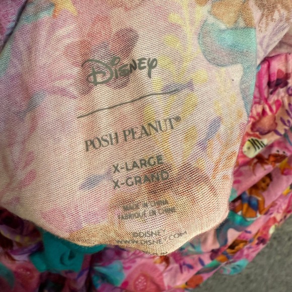 Disney Posh Peanut Womens XL The Little Mermaid Pajama Set Button Up Top Shorts - Picture 5 of 12